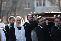  Божественная литургия и отпевание архимандрита Сергия (Шагаева) в Тихвинском храме Ногинска 